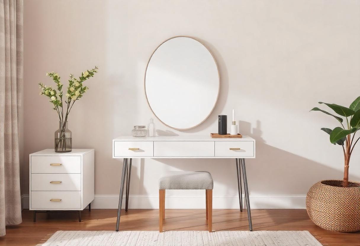 How to Maximize Space on Your Dressing Table